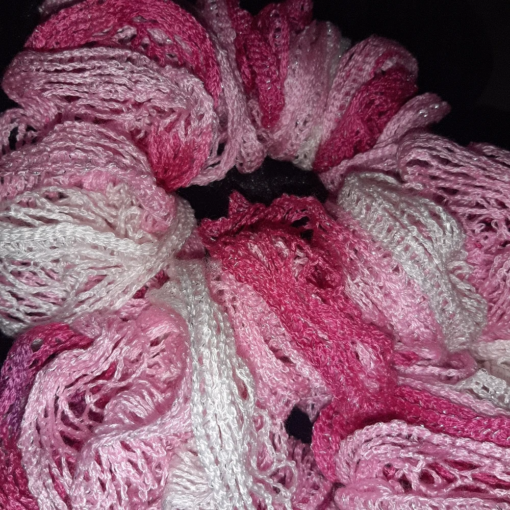 Ruffle Scarf Handmade c